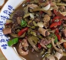 Stir-Fried Pig's Tripe