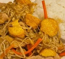 Mixed Vegetable Tofu Rice