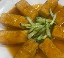 Braised Tofu in Abalone Sauce