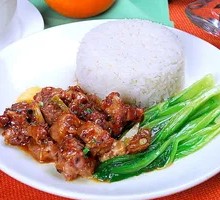 Pork Trotter and Spare Ribs Rice