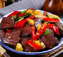 Braised Duck Blood