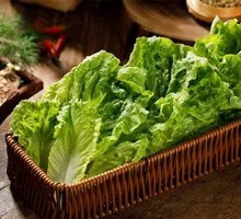 Organic Grilled Meat with Lettuce