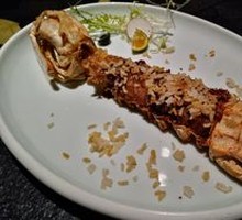 Crispy Rice Baked Giant Shrimp Mushrooms