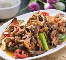 Smoked Bamboo Shoot and Preserved Meat Rice