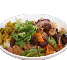 Mushroom and Beef Rice Bowl