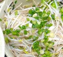 Bean Sprouts with Greens
