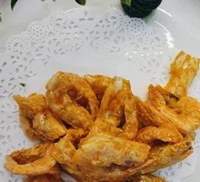 Salted Fish Baked Shrimp