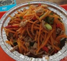 Carrot Shreds Stir-Fried with Pork