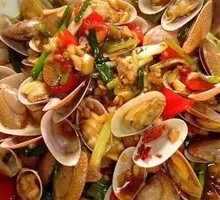 Stir-fried Large Clams