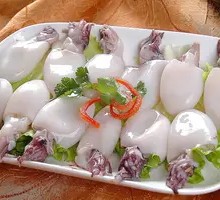 Steamed Squid Rings