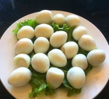 Pan-fried Quail Eggs
