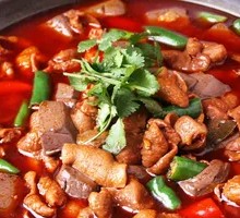 Duck Blood and Intestines