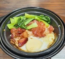 Hong Kong Style Lap Cheong Rice in Clay Pot