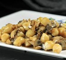 Double Mushroom Fresh Scallop