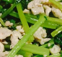 Medicinal Celery with Shredded Pork