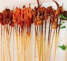 Small Skewered Pork Belly