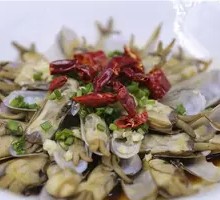 Scallion Oil Clams