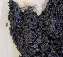 Black rice dish