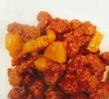 Sour Pork with Pineapple