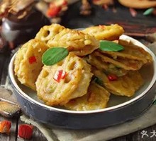 Iron Plate Lotus Root Stuffed with Meat