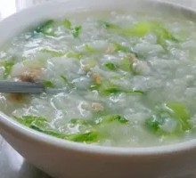 Vegetable Chicken Rice Porridge