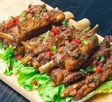 Hand-grab Steak