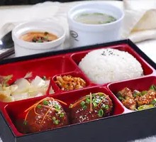 Braised Pork Meatballs Bento