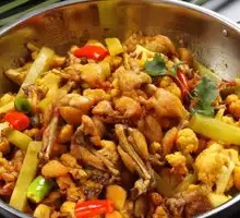 Spicy Frog Legs in Dry Pot