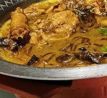 Chicken Stewed with Mushrooms