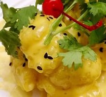 Mustard-Glazed Shrimp Balls