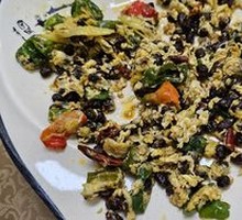 Salted Bean Fried Eggs