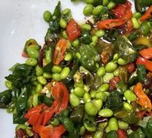 Bell Pepper and Edamame Stir-fry