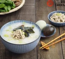 Celery Duck Egg Pork Porridge