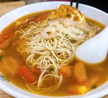 Tomato Shrimp Noodle Soup
