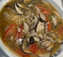 Mushroom and Pork Noodles