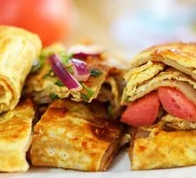 Ham Grilled Cold Noodles