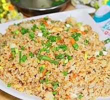 Green Pepper and Potato Fried Rice
