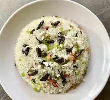 Dried Mushroom Fried Rice