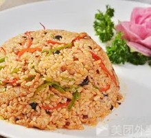 Potato and Pork Fried Rice