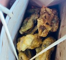 Fried Pleurotus