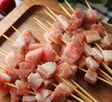 Pork Rib Skewers