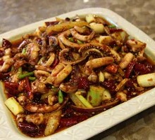 Stir-fried Squid with Oil