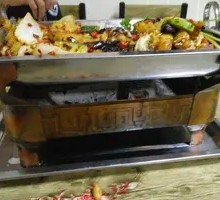 Charcoal-Grilled Live Fish