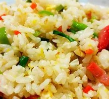 Egg and Potato Stir-Fried Rice