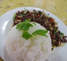 Pickled Vegetable Beef Rice Bowl