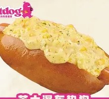 Cheese Waterfall Hot Dog