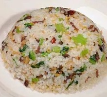 Dry Pork and Potato Stir-Fried Rice