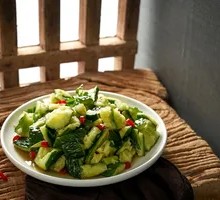 Spiced Egg and Cucumber Salad