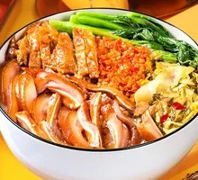 Pork Trotter and Pork Ear Rice