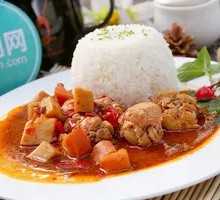 Dry Pot Chicken Rice
